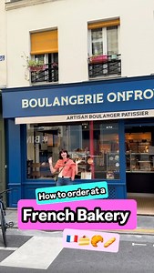 Boutique Bike Tours | Guided Tours in Paris on Instagram: "un pain au chocolat, svp 😍🥐 Local guide Lola shares how to order at a bakery in French! 🇫🇷 Whether you’re ordering un baguette tradition or your classic croissant, here’s what to say when ordering at a French bakery. 💬 Lola also shares a foodie top tip: when looking for a good French bakery, try to find one that says “artisan” as it means the produce is made daily in-house 🥖 Merci, Lola! Le