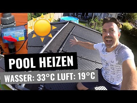 Poolheizung mit Solar☀️ | OKU Solarheizung anschließen | Solarsteuerung | Bypass | Solarfolie etc.