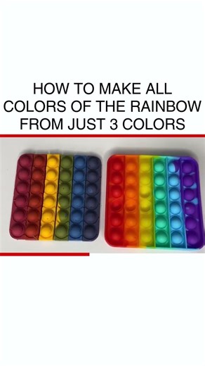 Create the Rainbow with 3 Colors Only Magic of Primary Colors Explained #Art #ColorTheory