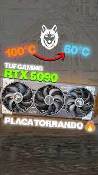 SAVING THE 5090 FROM HIGH TEMPERATURES! See how the Snowdog thermal putty works! #pcgamer #nvidia