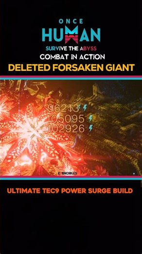 Forsaken Giant MELTED in 18 Seconds⚡TEC9 Build | Once Human