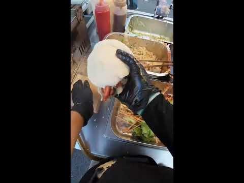 Chinese Street Food Livestream | POV Giant Flatbread Technique with Real Market Sounds