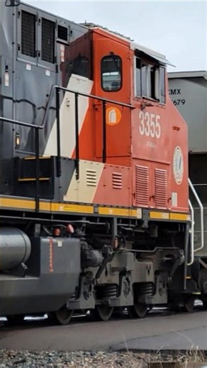 CN ET44AC 3238 (100 Anniversary Logo) and CN AC44C6M 3355 DPU's Handling B73041-03 at Ladysmith, WI