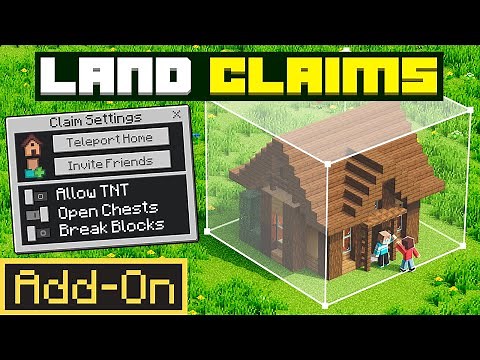 LAND CLAIM ADDON: The BEST Multiplayer Admin Controls in Minecraft Bedrock Edition