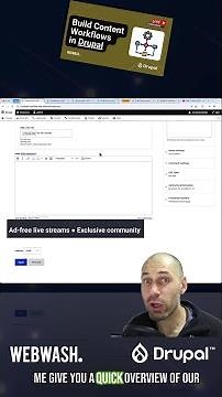 Summary: (Part 1) - Build Content Workflows in Drupal