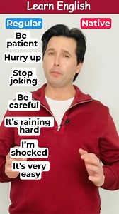 Basic vs Native English Phrases #learnenglish #englishspeaking #spokenenglish #englishteacherjosh | English Teacher Josh