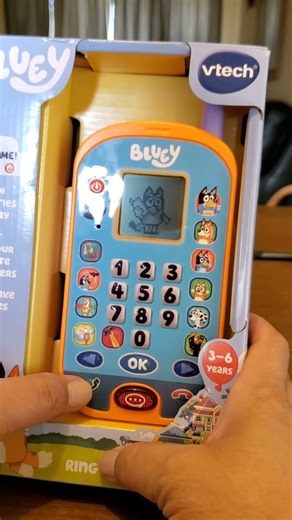 WOW! VTECH BLUEY PHONE! AMAZING! ASMR! #amazing #asmr #new #bluey #toys #short #viral #trending
