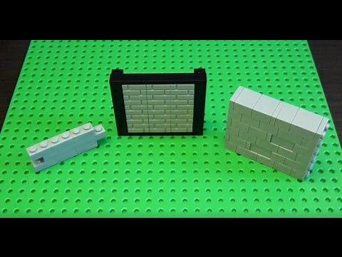 Lego Building Technique: Textured Walls
