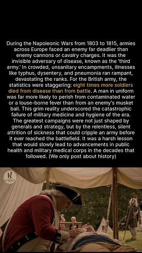 70K views · 520 reactions | For soldiers in early modern armies, the deadliest enemy was often disease, not combat. #history #historyfacts #worldhistory | Knowledge | Facebook