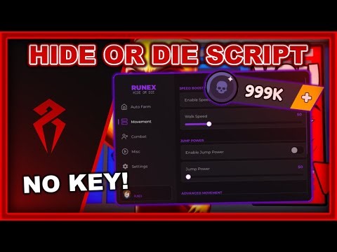 2026 🔥 KEYLESS HIDE OR DIE SCRIPT 🔥 KILL ALL, AUTO FARM, ESP, FLY, AND MORE 🔥 ROBLOX GUI