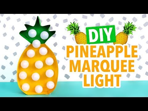 DIY Pineapple Marquee Light - HGTV Handmade
