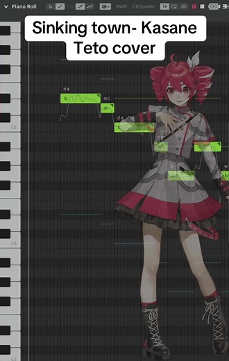 Cover de 'Sinking Town' por Kasane Teto