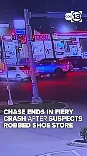 25K views · 209 reactions | The two suspects stole $7,000 worth of goods from a WSS store in Pasadena but didn't realize the items had a tracking device, HPD said. They reportedly ran a red light and slammed into another driver. https://abc13.com/pasadena-shoe-store-heist-houston-police-chase-ends-in-fiery-crash-harwin-drive-and-fondren-road-activity-wss-spencer-highway-robbed/14205894/ | ABC13 Houston | Facebook