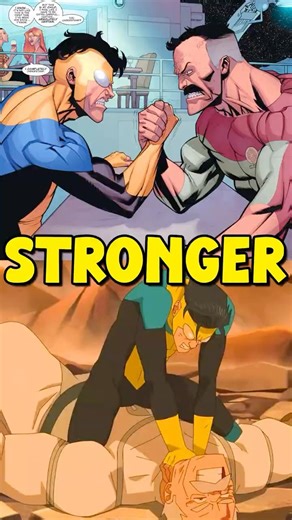 Invincible Arm Wrestles Omni-Man After Defeating Conquest #invincible #shorts