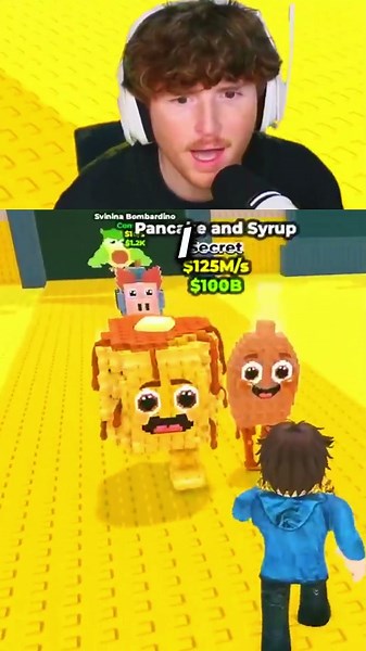 PANCAKE AND SYRUP YOH! 😱🔥 #roblox