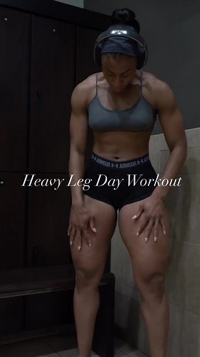 My Heavy Leg Day Routine. I do this routine 1-2x a week for maintenance. Get after it fam! | Nicci Robinson