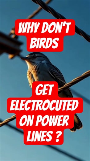 Why don’t Birds get electrocuted on power lines ?