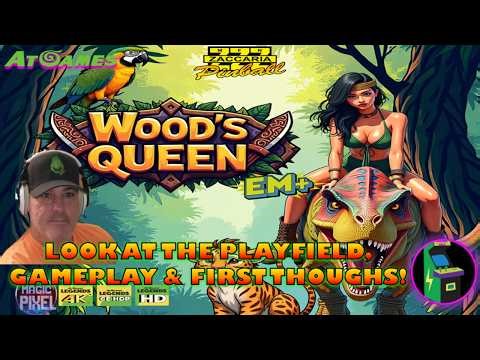New Zaccaria's Wood's Queen EM+ Pinball Game Just Dropped!