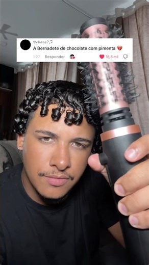 Escova rotativa Mondial Rosa | como usar | tutorial | cabelo cacheado | viral | escova giratoria