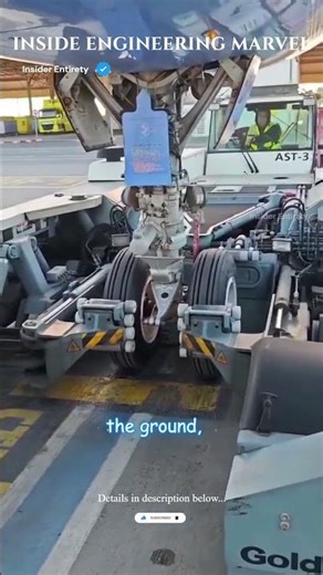 How Towbarless Aircraft Tug Pushes a Boeing 777 | Aircraft Pushback Process Explained