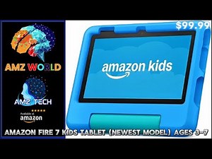 Review Amazon Fire 7 Kids tablet (newest model) ages 3-7, Amazon
