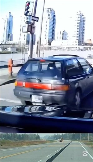 This RECKLESS DRIVER caught by COPS. #shorts #drivesafe