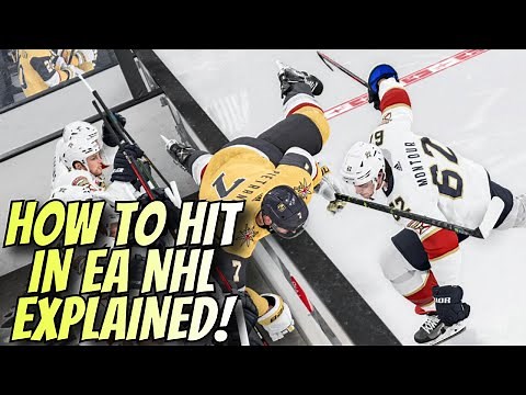 HOW TO HIT IN EA NHL (Skill Stick and Total Control) - BIG CHANGES