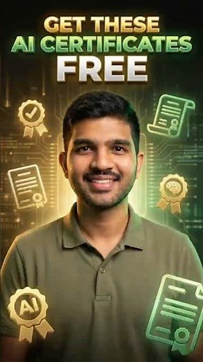 3 Free AI Certificates You MUST Do in 2026 🎓 | Google, IBM, Stanford!