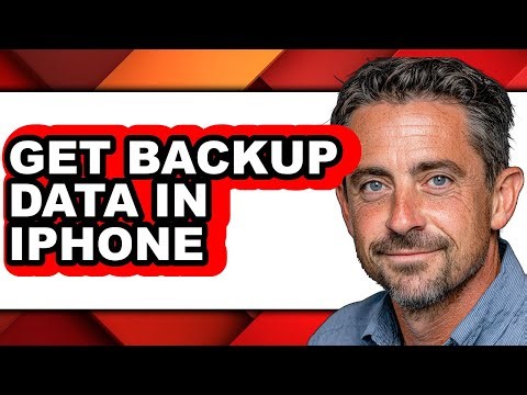 How to Get Backup Data in Iphone - Full Guide