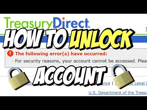 How to Unlock a Locked TreasuryDirect Account with FS 5444 (Account Authorization)