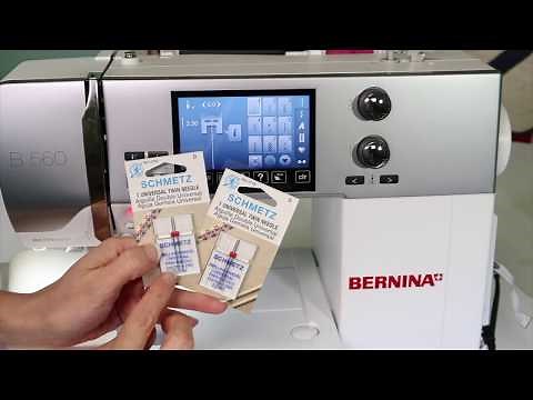 Bernina 560 70 How to Thread a Double Needle