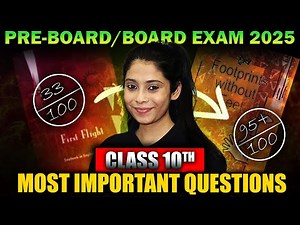 Class 10 English Most Important Questions 2025 | Pre-Boards/Boards | Class 10 English