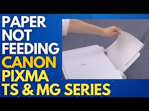 How to Fix Paper Not Feeding Problem in Canon Pixma Printers | Paper Jam or Pickup Issue