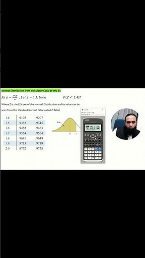 Normal Distribution on Classwiz Calculator | fx-991 EX | Probability | Fakhar STEM Sphere
