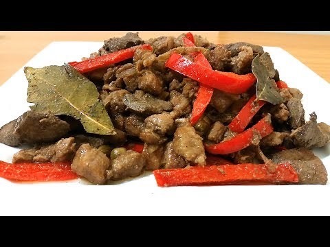 IGADO RECIPE | ILOCANO STYLE | PORK LIVER AND BELLY INGREDIENTS