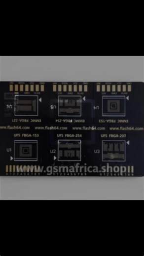 Flash 64 BGA ISP Board Card #gsm #gsmafrica #southafrica