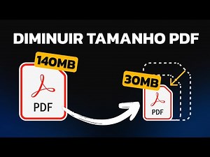 Como COMPRIMIR PDF sem perder a qualidade - Diminuir o tamanho