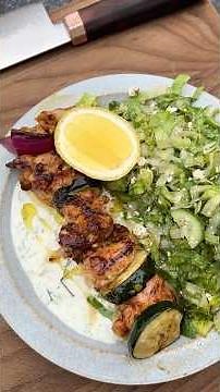GRILLED Pepperoncini Chicken Kabobs #shorts #healthyfood #recipeshorts