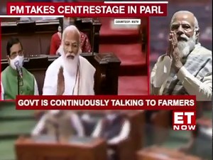 PM Narendra Modi launched a scathing attack on the opposition in #Parliament. During his reply to the motion of thanks in #RajyaSabha, he renewed Govt's offer of talks with #farmers & slammed the opposition for their U-turn on crucial issues #FarmersProtests | ET NOW