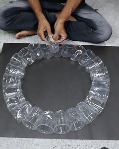 Plastic glass Lentern DIY for festival #diy #light #fun #hacks #viral | Deep's CRAFT