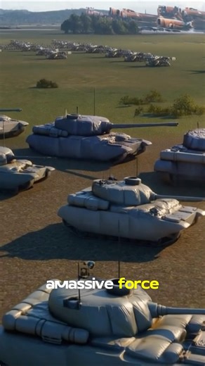 Why did the British make inflatable tanks?