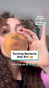 I turned my bacteria into art 😘🦠 | Craft Factory