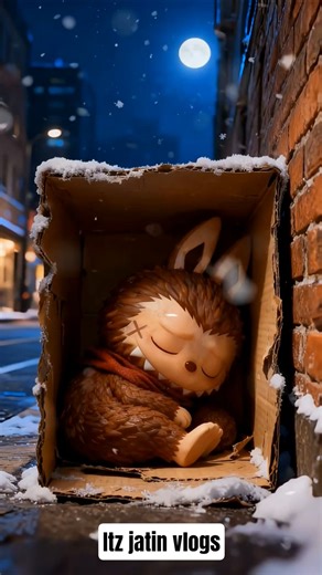 Poor Labubu just wanted a home... ❄️❤️ #labubu #labubulife