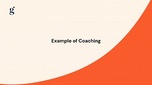 Coaching example video