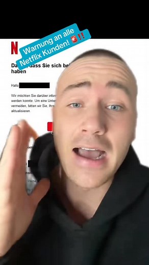 Netflix Betrugsmasche 🤯🚨 #netflix #wissenswert #scam | Finanzhacks