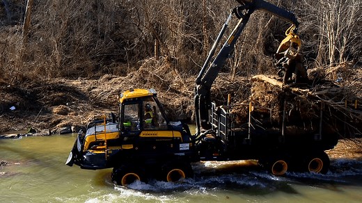 Army Corps reaches halfway mark in debris removal from seven Helene-affected counties