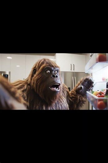 Bigfoot Breaks Into a House… Then Finds the Fridge 😳