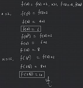 A differentiable function f satisfies the relation f(x2)= f(x) ... | Filo
