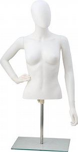 [Hot Item] Female Torso with Head Plastic Mannequin
