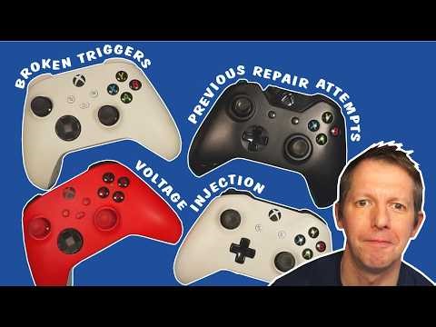 Xbox One Series Controller Bundle: Awful soldering, broken triggers, power rail fault finding
